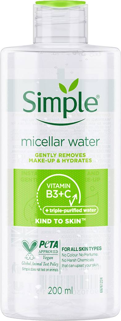 Simple Kind To Skin Micellar Cleansing Water For All