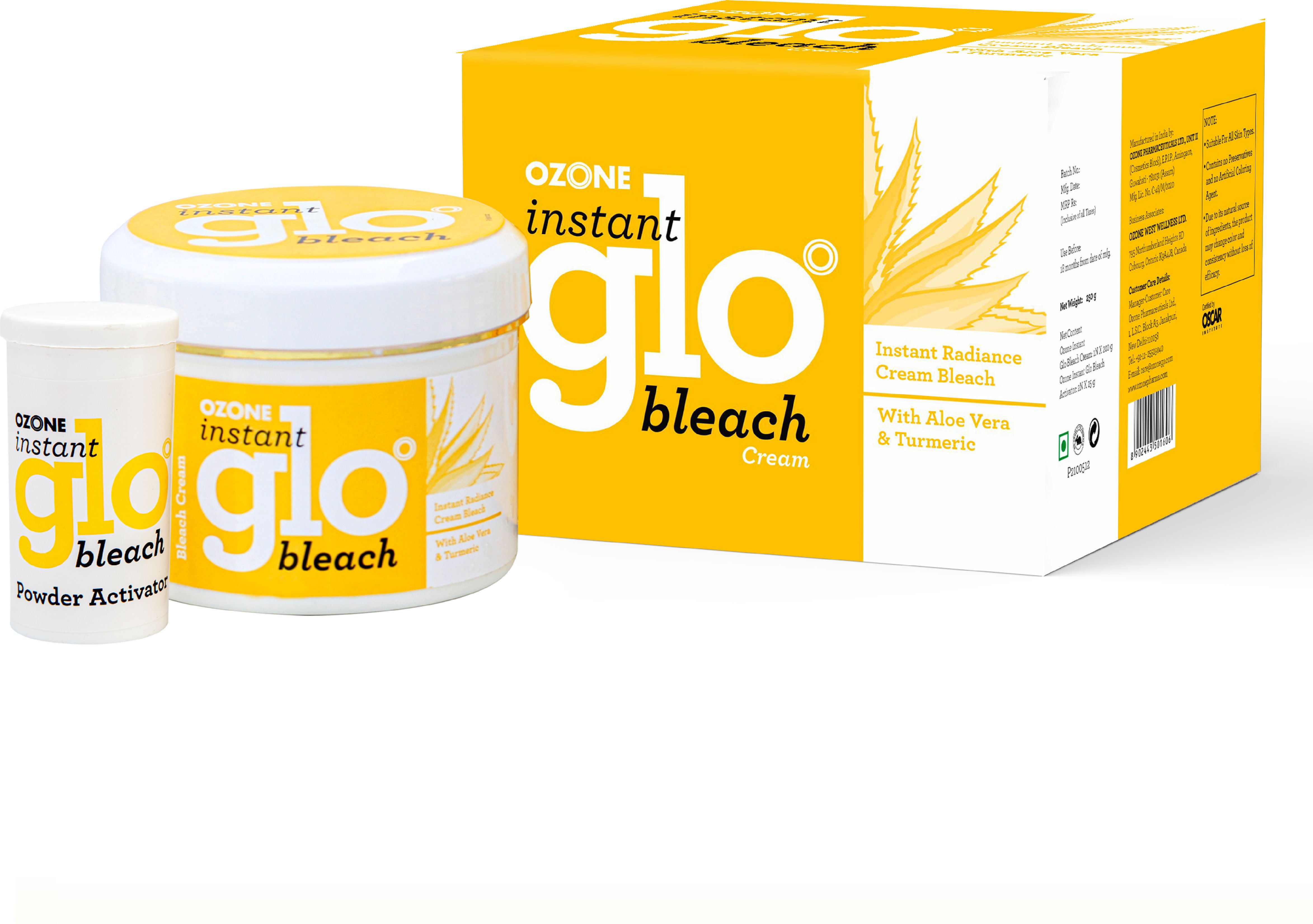 OZONE Instant Glo Bleach with the Goodness of Aloe Vera & Turmeric-picture-13