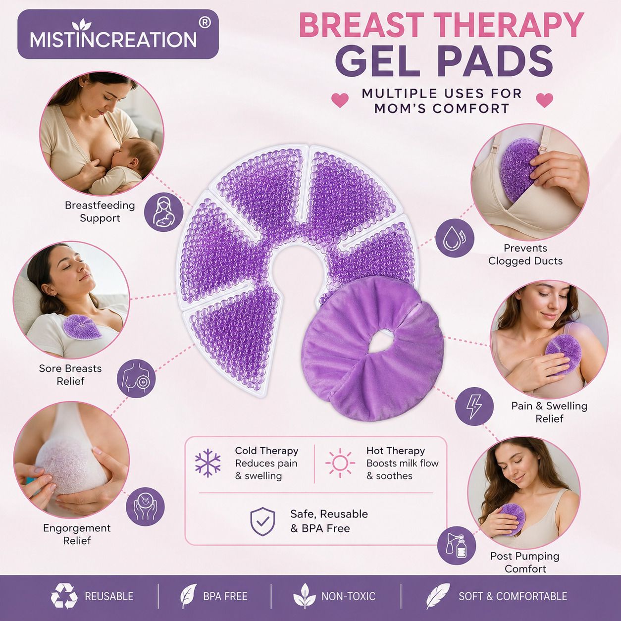 Cold Gel Pack For Back Pain Climbing Hold-image-1