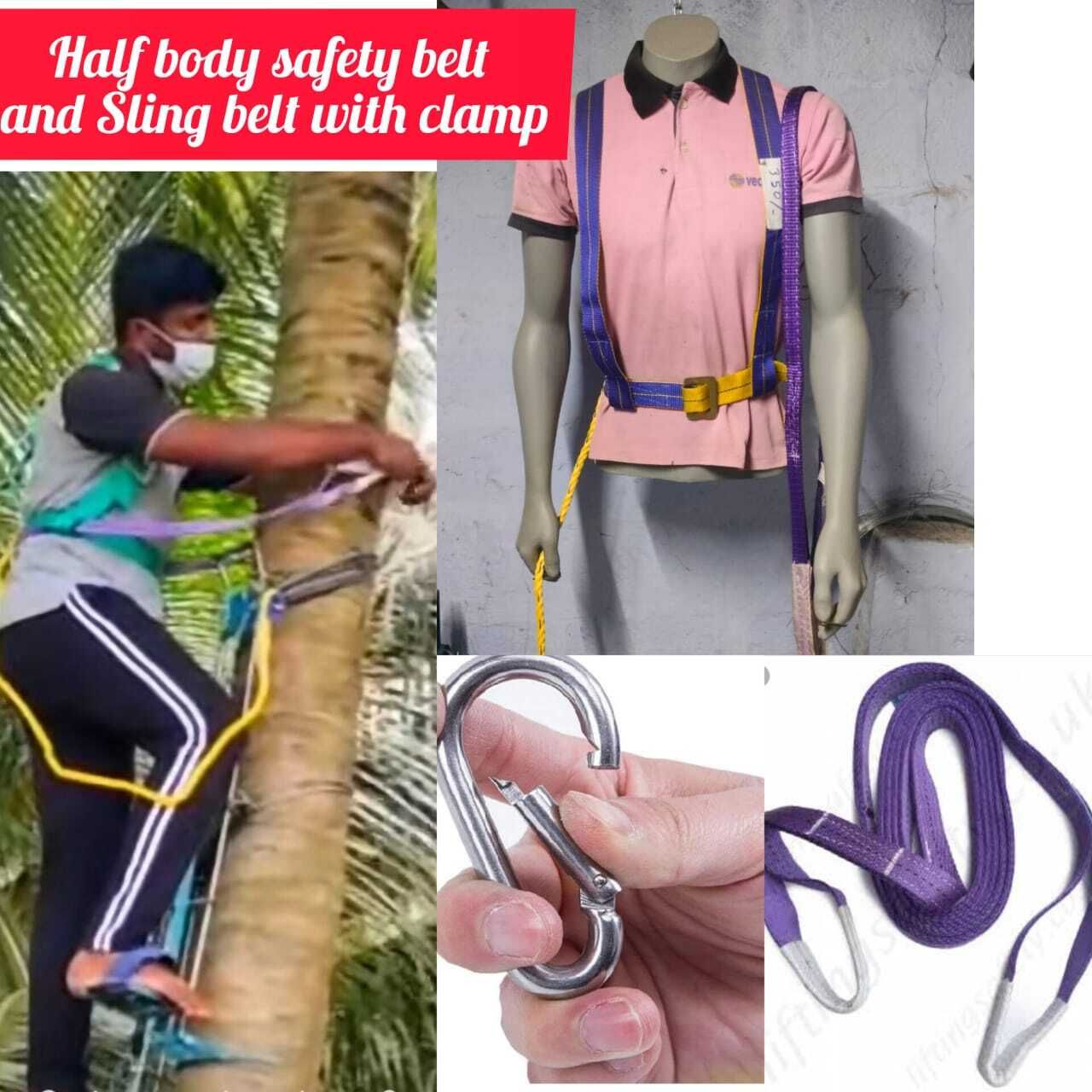 Coconut Tree Climber with Half body safety belt combo 100% Safe Climbing Hold-image-16