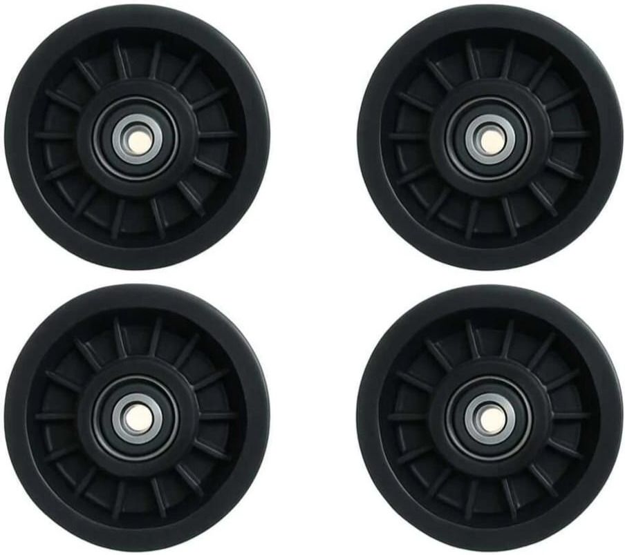 golden edge 4 Pcs Nylon Bearing Pulley Wheel(pack of 4) Multi-training Bar (Black) Climbing Pulley-picture-20