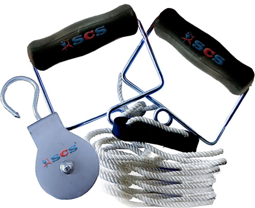 Iron Pulley and Rope Set for Frozen Hand Shoulder Exercise Climbing Pulley-image-21