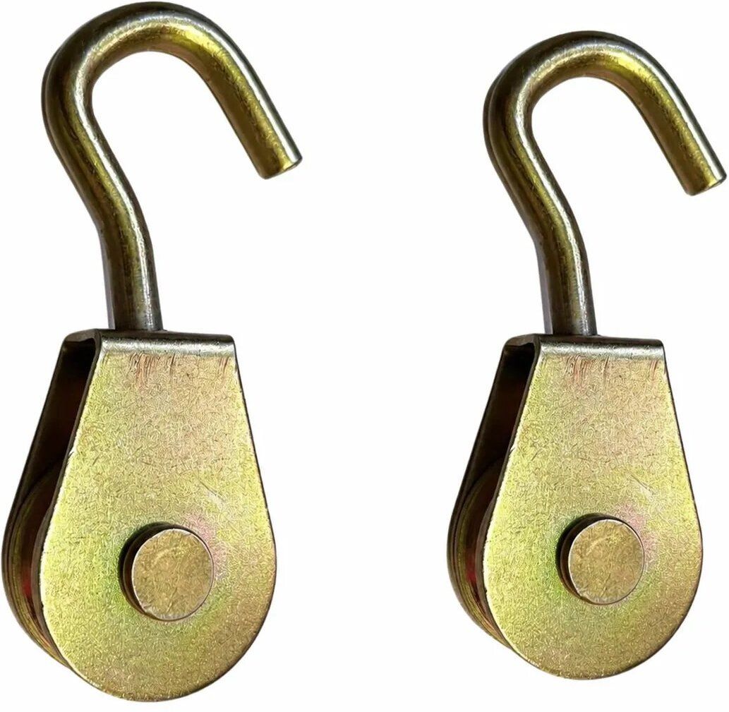 Solid Roller Pulley for Lifting Rope, Gym, Exercise, Hanging || Pack of 2 Climbing Pulley-image-41