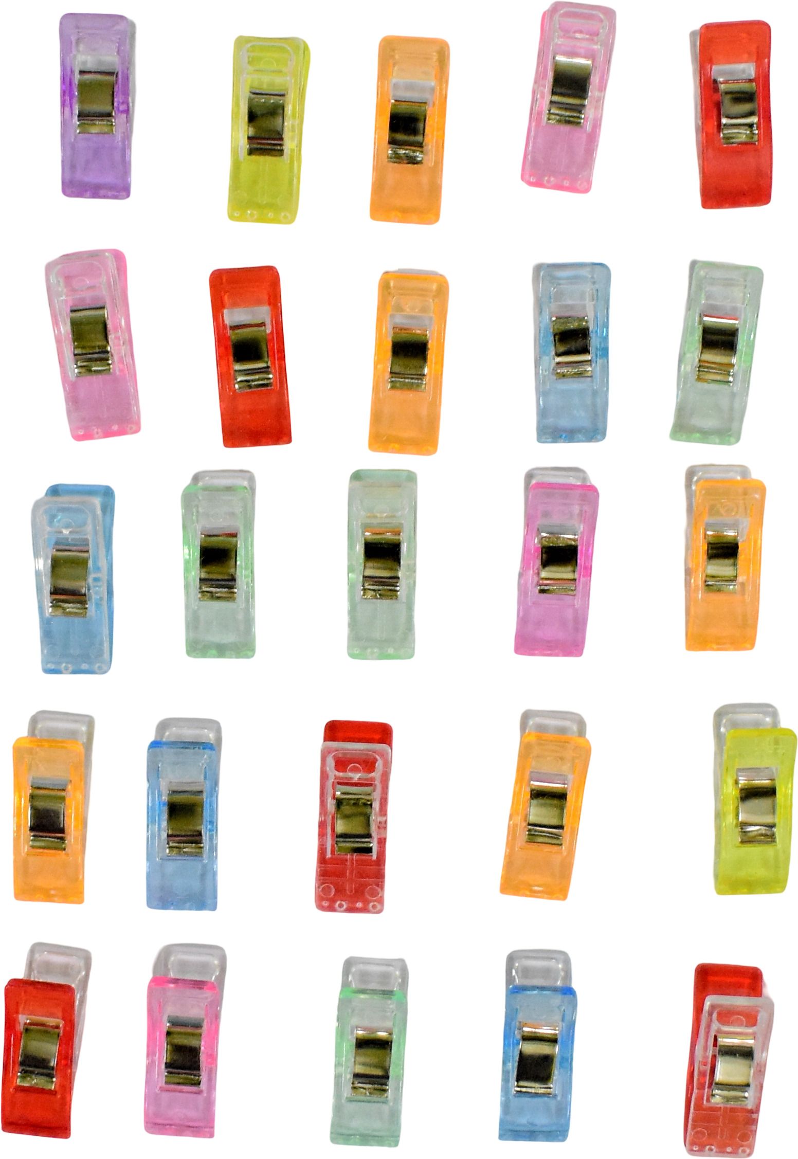 Saravana Super Mart Multipurpose colorful Small Plastic Clips 50 Nos Manual Multi Binder