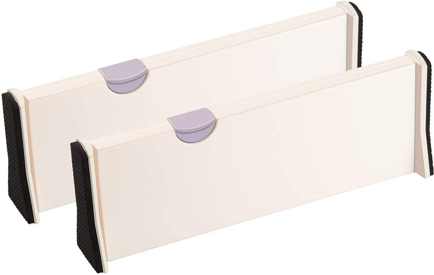 2 PCS Drawer Dividers Organizer Adjustable Separators High Expandable Drawer Divider-image-3