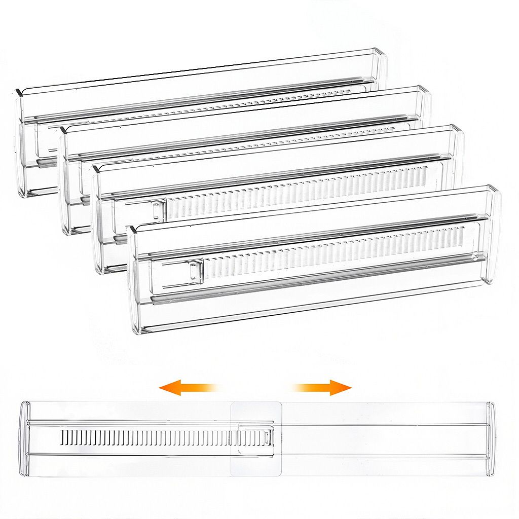 hasthip Clear Adjustable Drawer Dividers Drawer Divider-picture-26