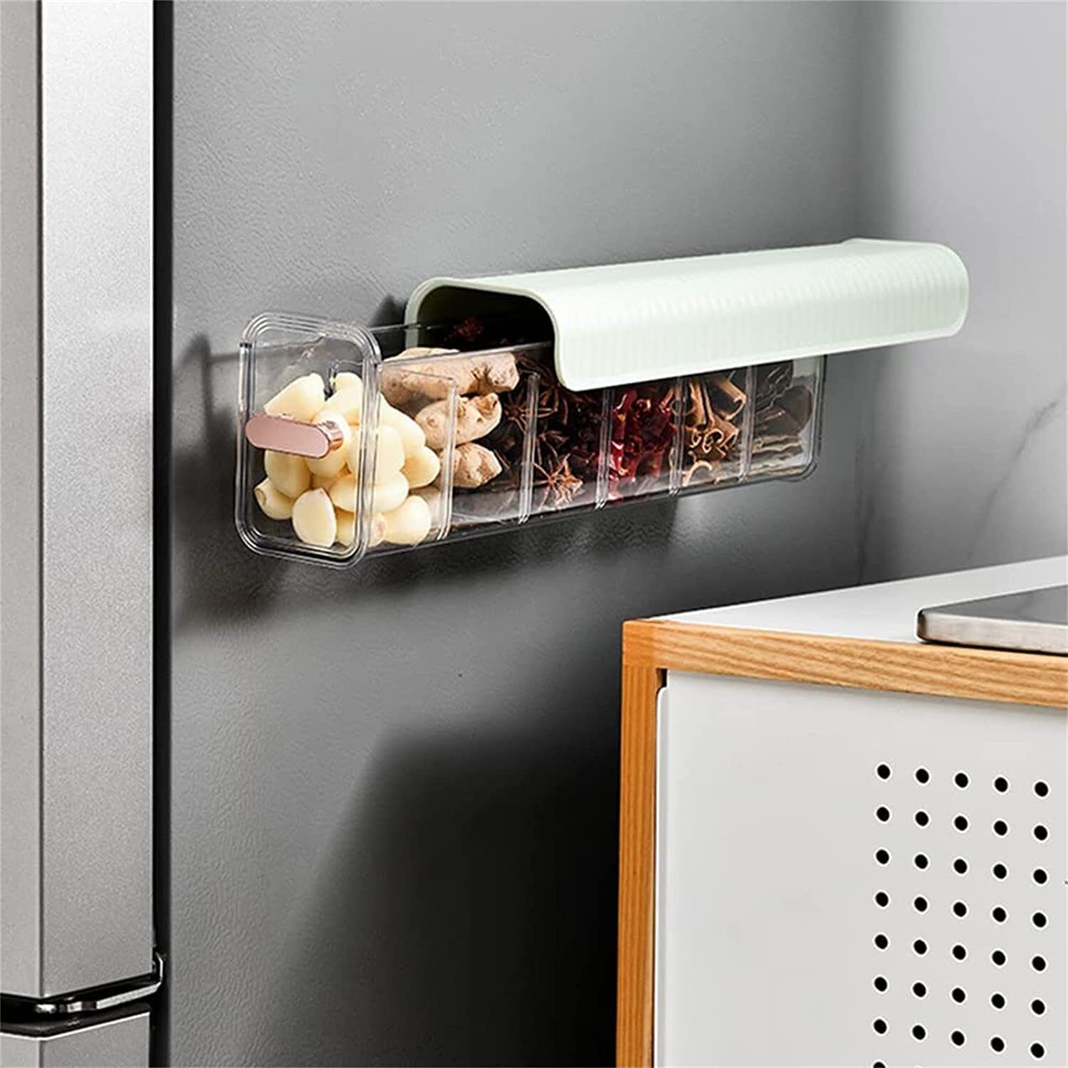 tastora Drawer Underwear Organizer Divider, Wall Mount 6 Cell Drawer Storage Boxes Closet Divider-picture-6