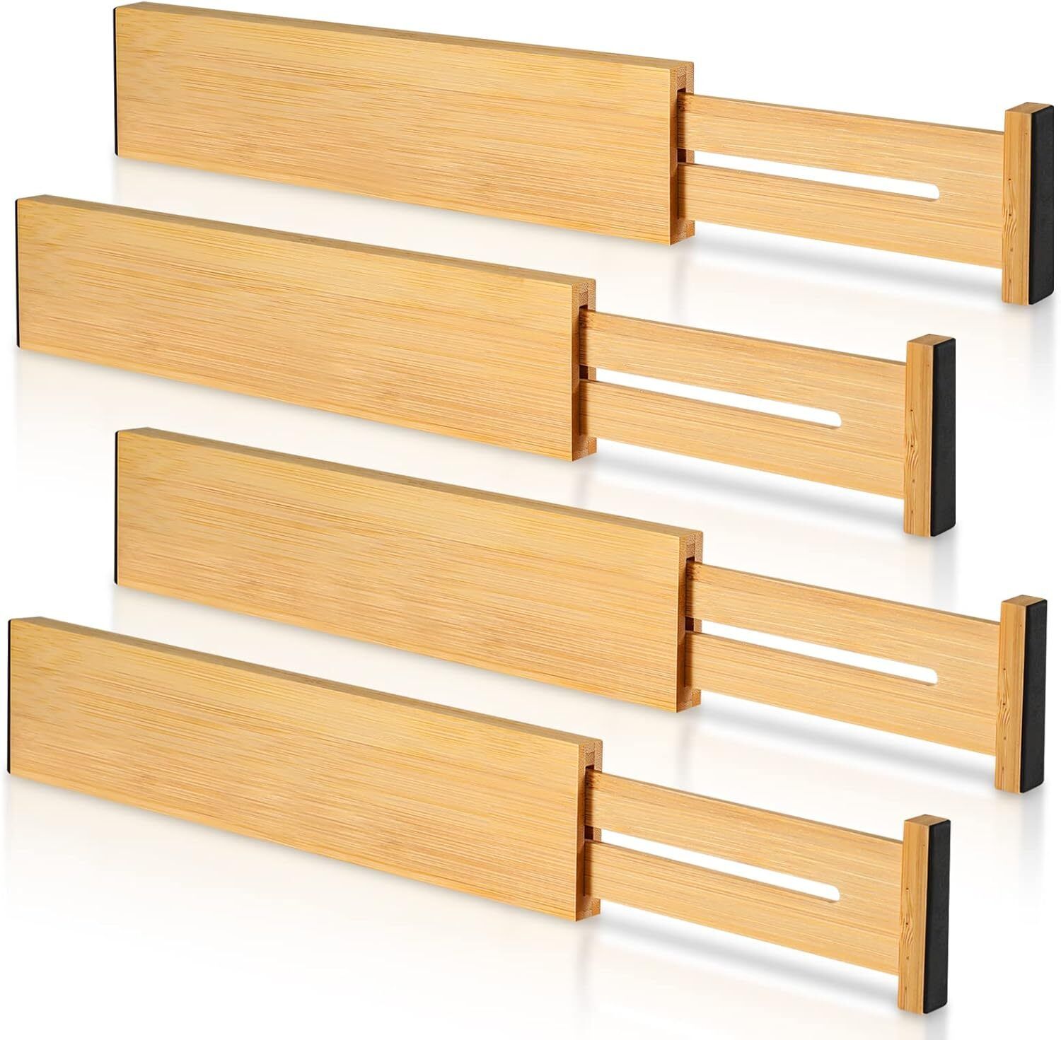 xpandio Drawer Organization For Kitchen, Dresser, Bedroom, Bathroom And Office Drawer Divider-picture-16