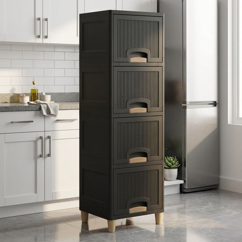 Multi Layer Storage Shelf Cabinet for Bedroom Drawer Divider-image-42