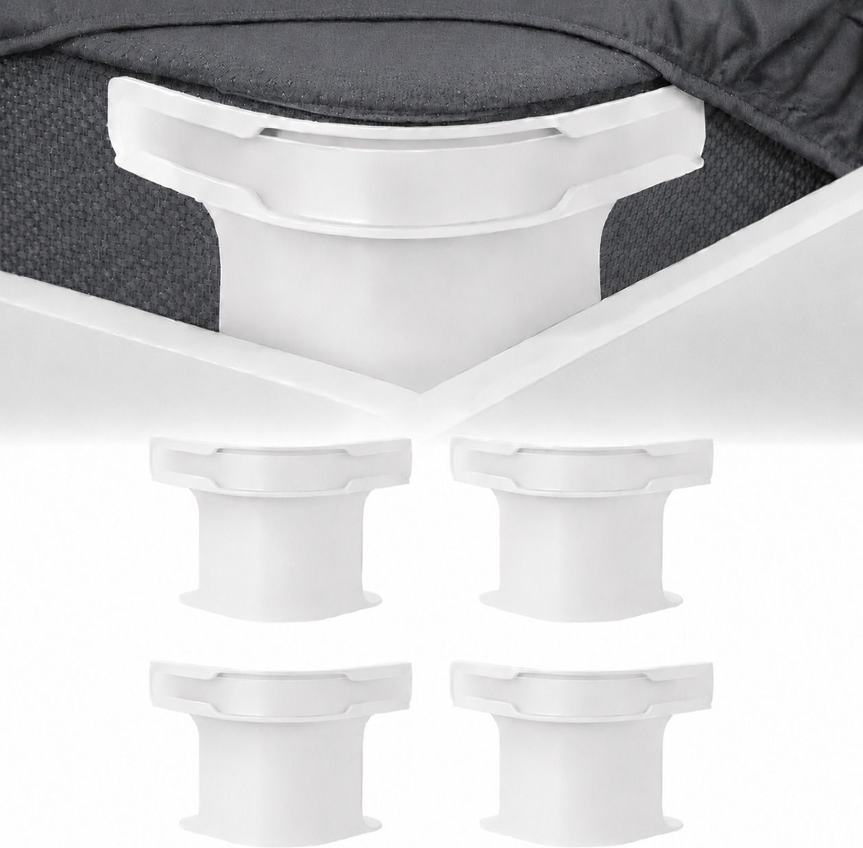 parihaaraj 4Pcs Heavy Duty Bed Sheet Straps, Keep Sheets Firm & Tight Fit Any Size Mattres Plastic Cloth Clips-picture-30