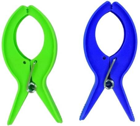 4-inch Saree Pre Pleating Clip 2 Nos |Saree Pegs for Draping|2 inch Wide Opening Plastic Cloth Clips-image-25