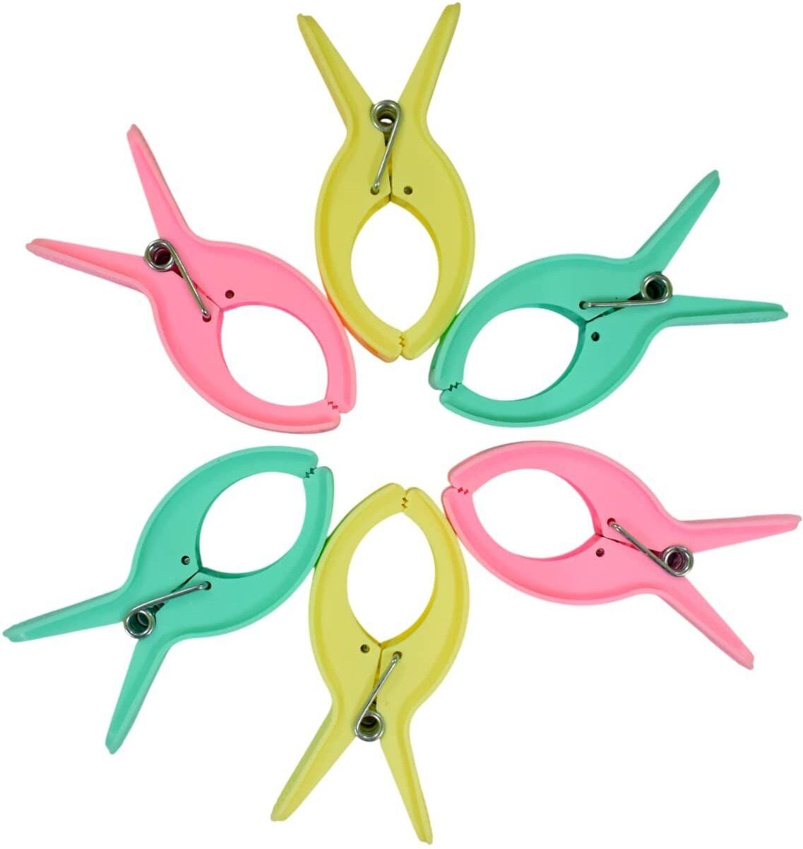 prabhas designs 4 inch Heavy Duty Cloth Peg 6 pcs | Clothes Clip, | Saree Pegs for Draping Plastic Cloth Clips-picture-23