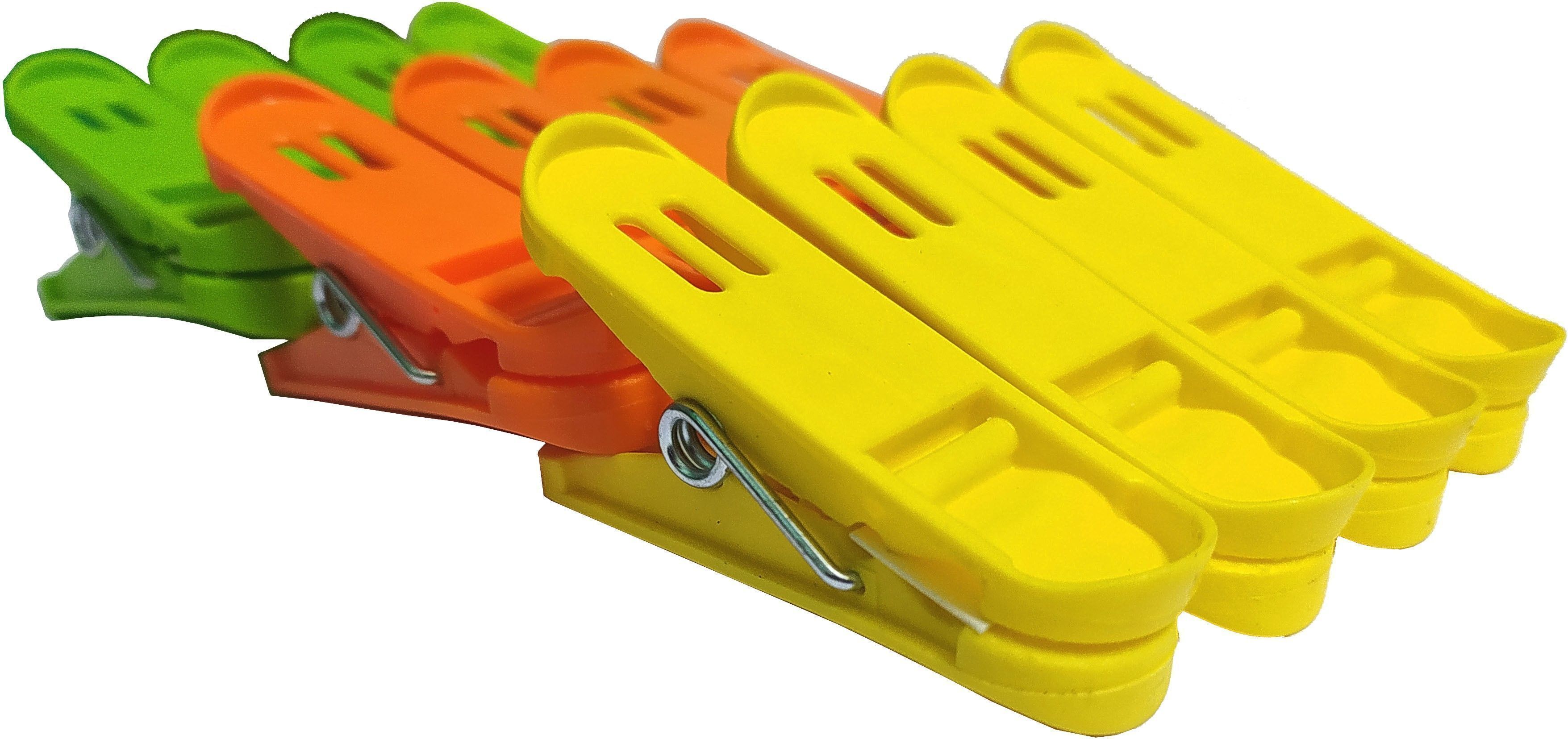 Royal Plastic Cloth Clips, Firm grip Strong desing Usefull in home Pack of 12 Plastic Cloth Clips-image-24