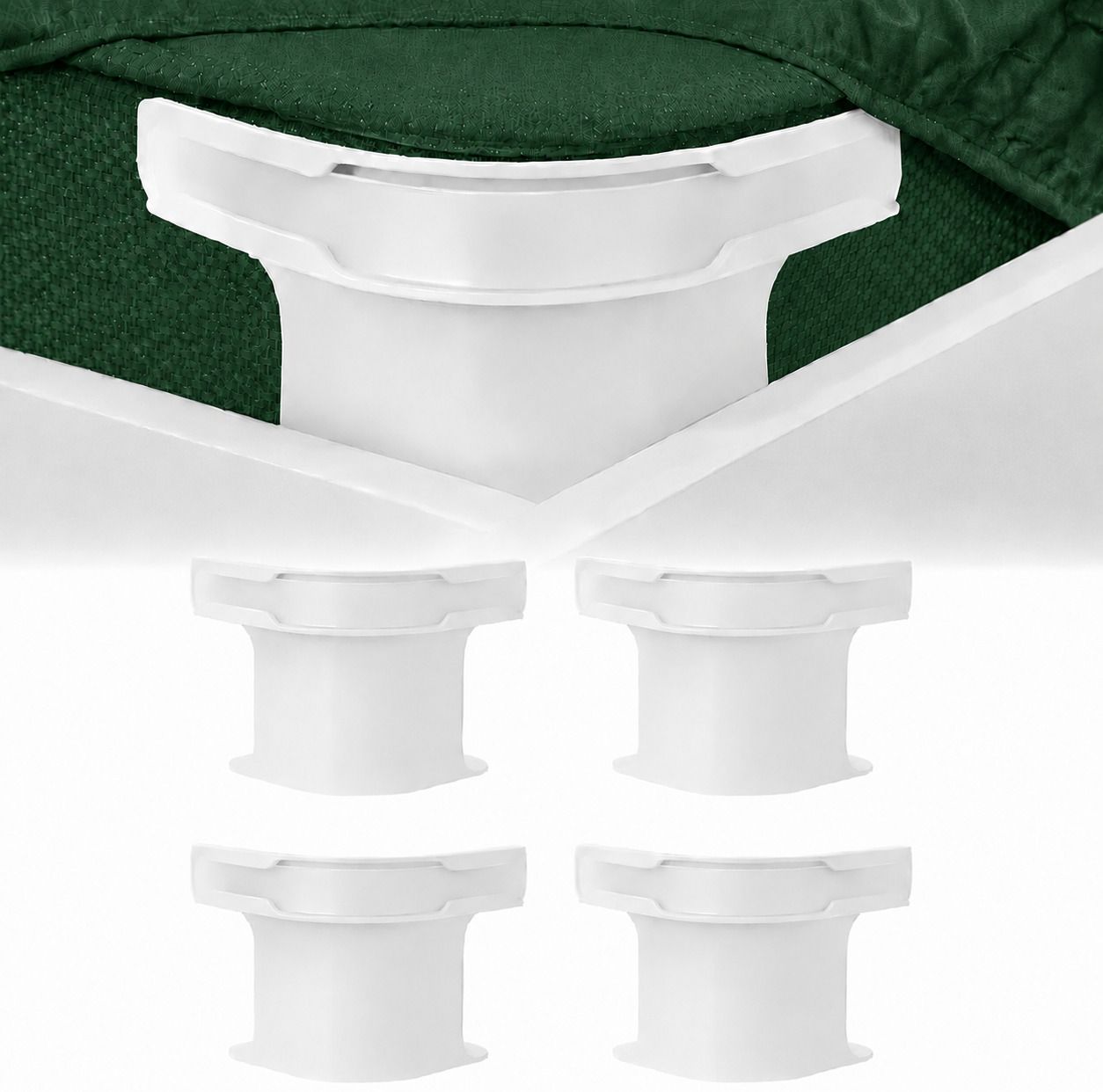 4Pcs Heavy Duty Bed Sheet Straps, Keep Sheets Firm & Tight Fit Any Size Mattres Plastic Cloth Clips-image-22