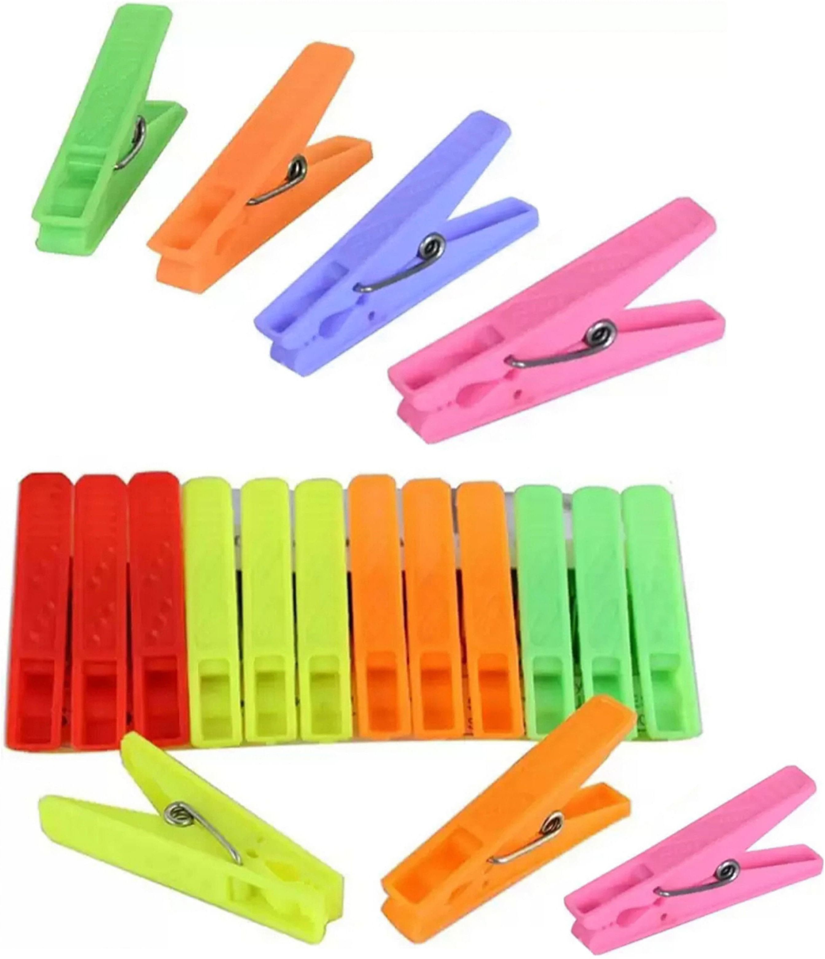 (72) Cloth Clips Multipurpose Clothes Pins for Indoor and Outdoor (H36) Plastic Cloth Clips-image-37