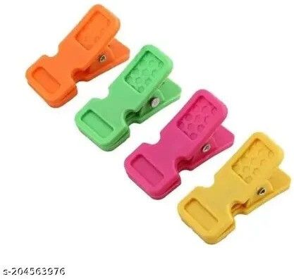 52 heavy duty plastic rainbow colour cloth clip Plastic Cloth Clips