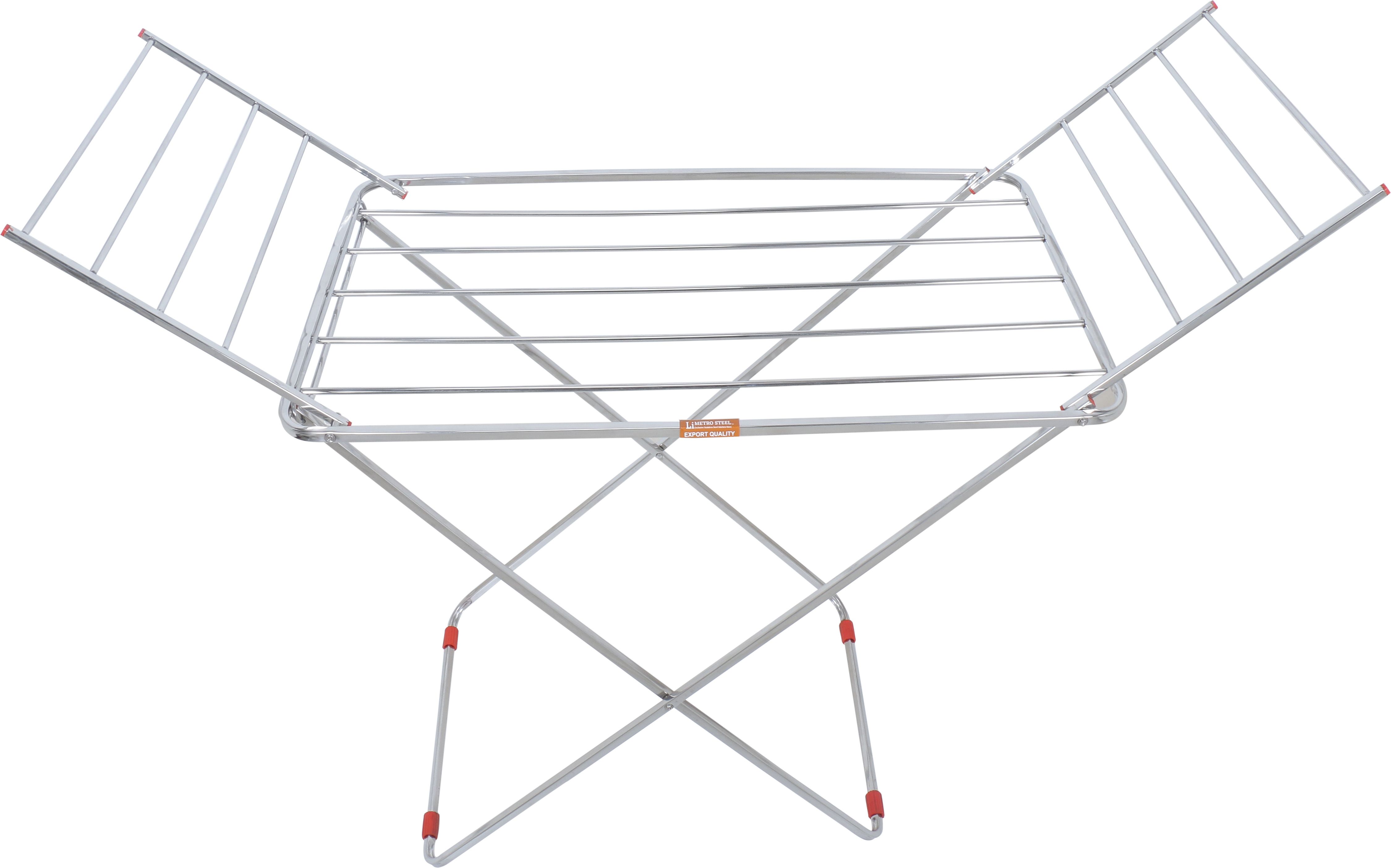 projain steel Steel Floor Cloth Dryer Stand Stainless Steel Cloth Stand for Drying Clothes-picture-16