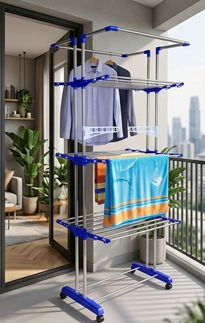 Steel Floor Cloth Dryer Stand MS03-CDS- Tier-image-21