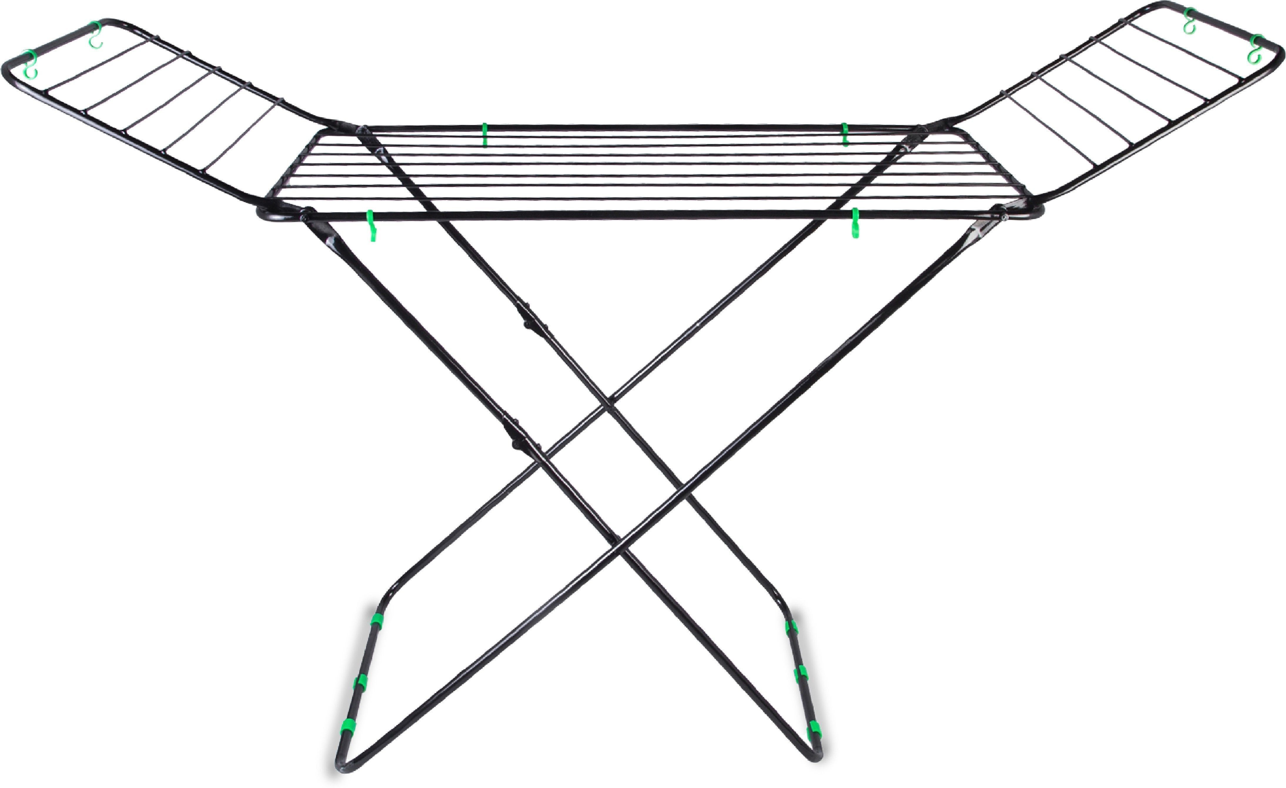 Steel Floor Cloth Dryer Stand Wire Black Big FSB-001-image-23