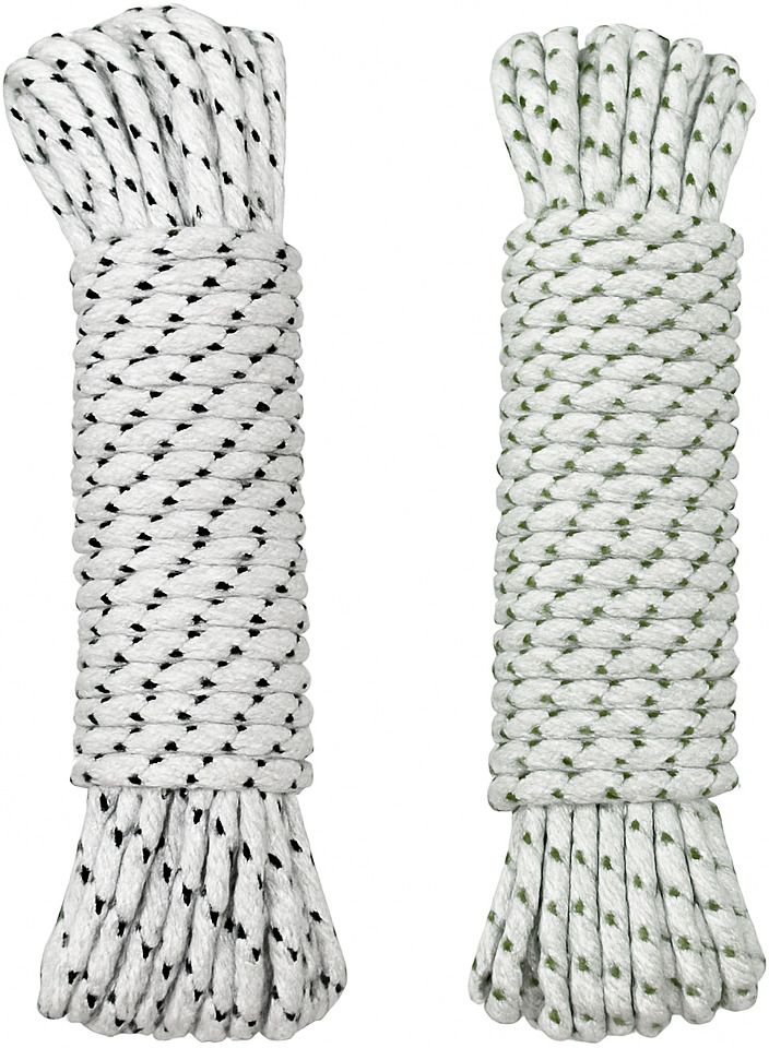 kabi aggro Rope for Cloth Drying 10 Meter each Pack of 2 Rassi Polyester Clothesline-picture-12
