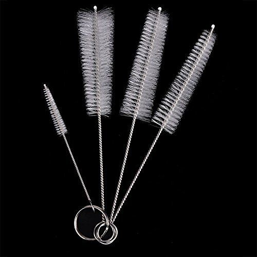 homfel 4 In 1 Bottle Cleaning Brush Kitchen Teapot Nozzle Glass Bottle Clean Brush Set-picture-1