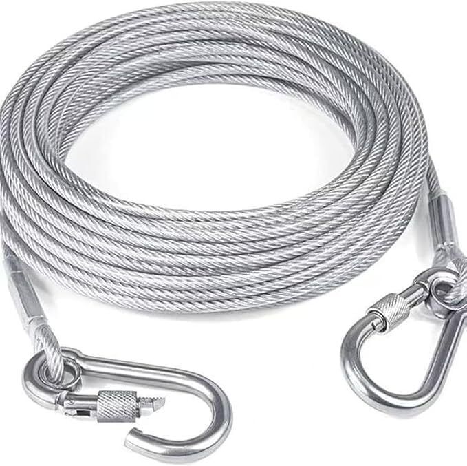 jiyanshicreationjc 5M Steel Cloth Rope Stainless Steel Clothesline-picture-18