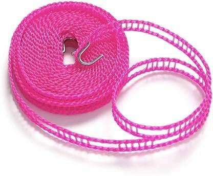 wishbone Windproof Anti-Slip Clothes Washing line Drying Nylon Rope Nylon Retractable Clothesline-picture-17