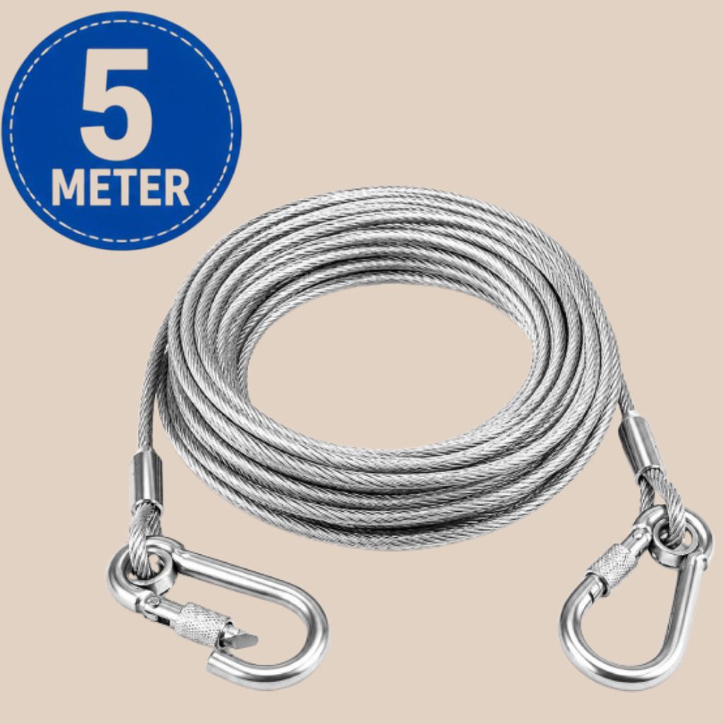 Balcony Rust Resistant Steel Clothes Drying Rope Stainless Steel Clothesline-image-0