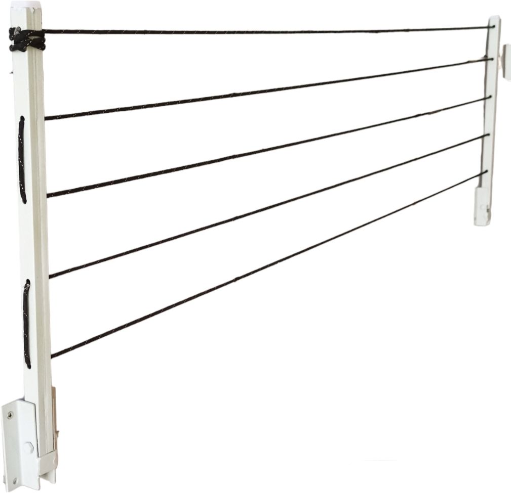 Wall Mount Cloth Drying Stand , Clothesline , Dryer Stand Iron Clothesline-image-9