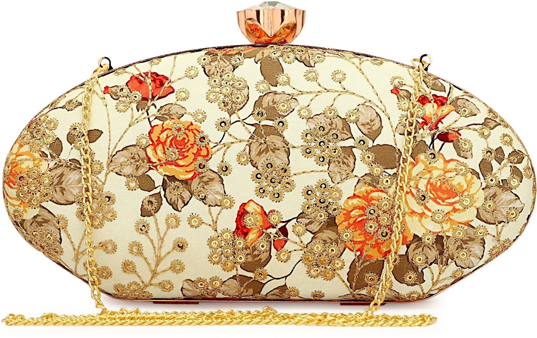 Party Beige Clutch-image-11