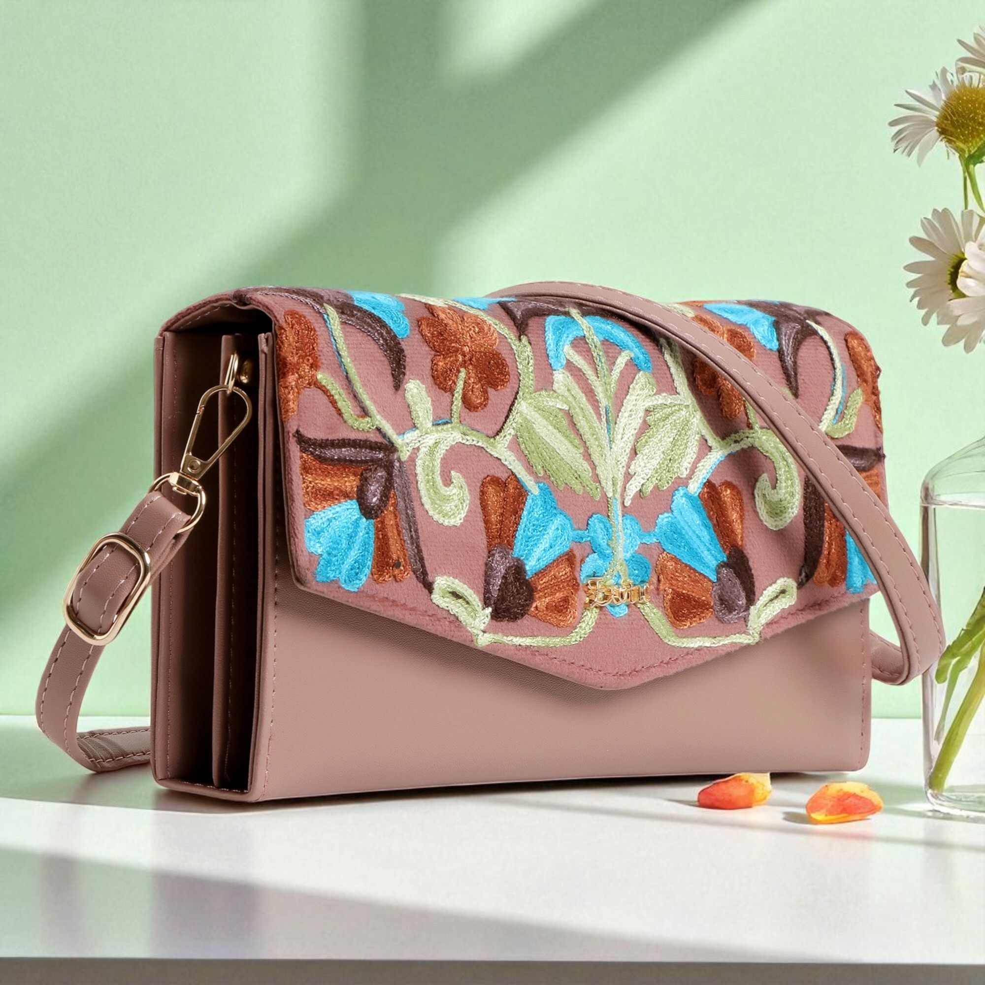 Party, Casual Peach Clutch-image-13