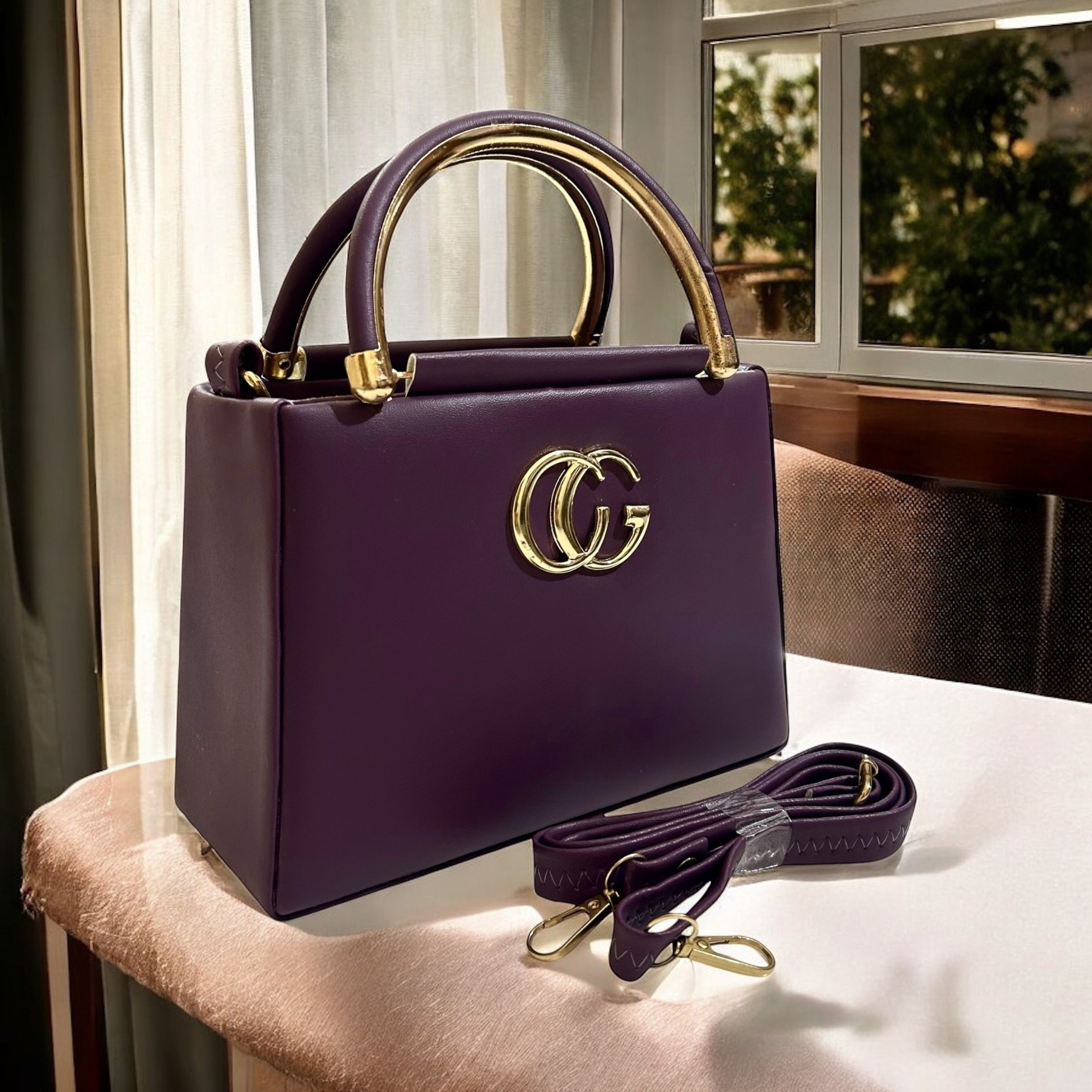 Casual Purple Clutch