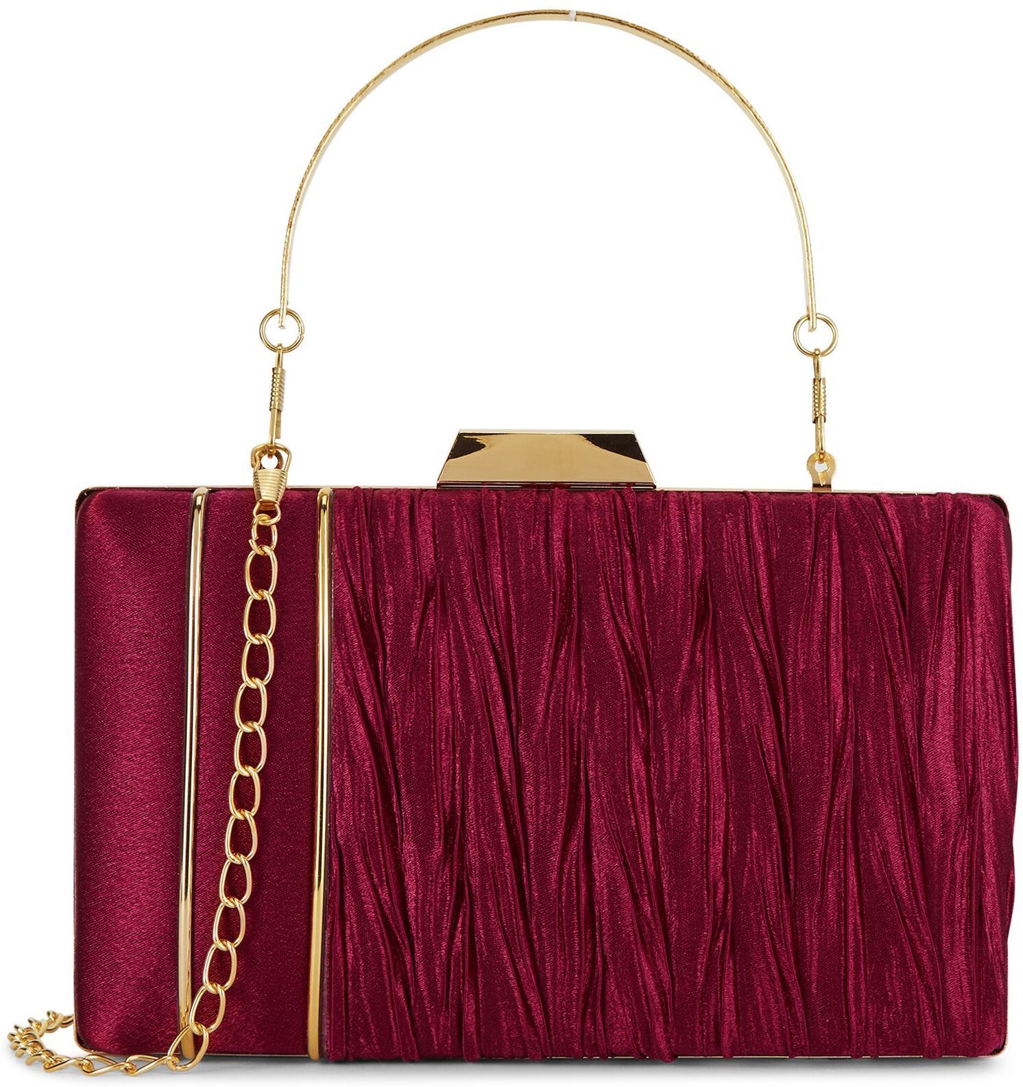 Party Maroon Clutch-image-49