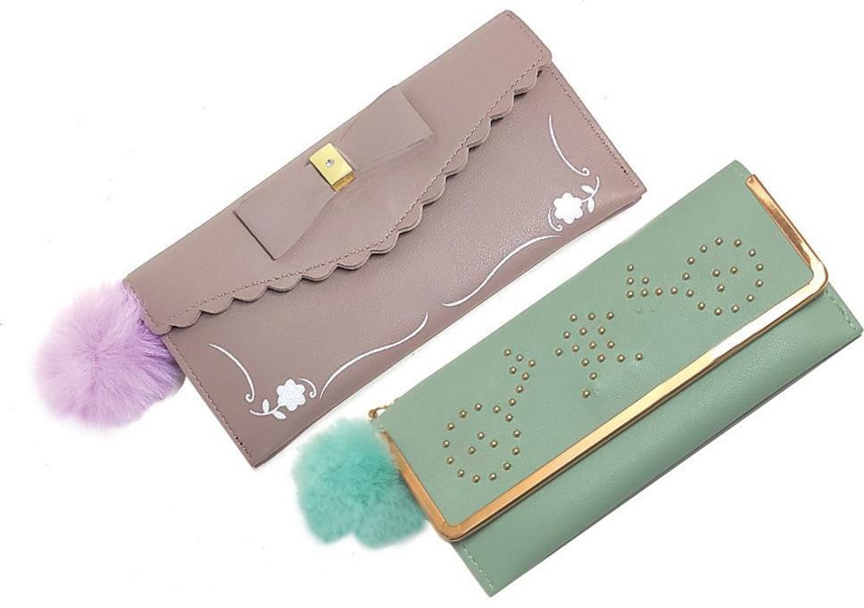 Casual Green, Purple Clutch - Regular Size-image-9
