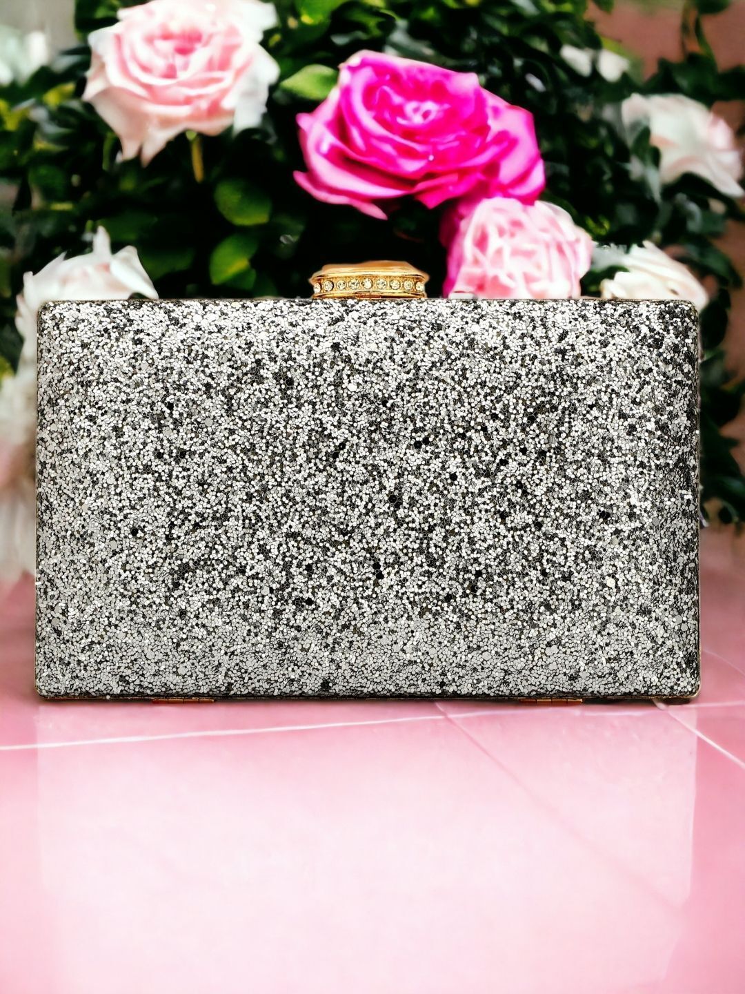 tooba handicraft Party Multicolor Clutch-picture-37