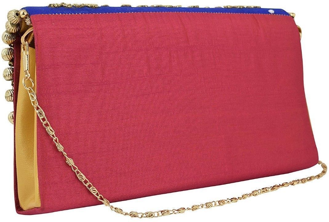 tooba handicraft Casual Blue Clutch-picture-28