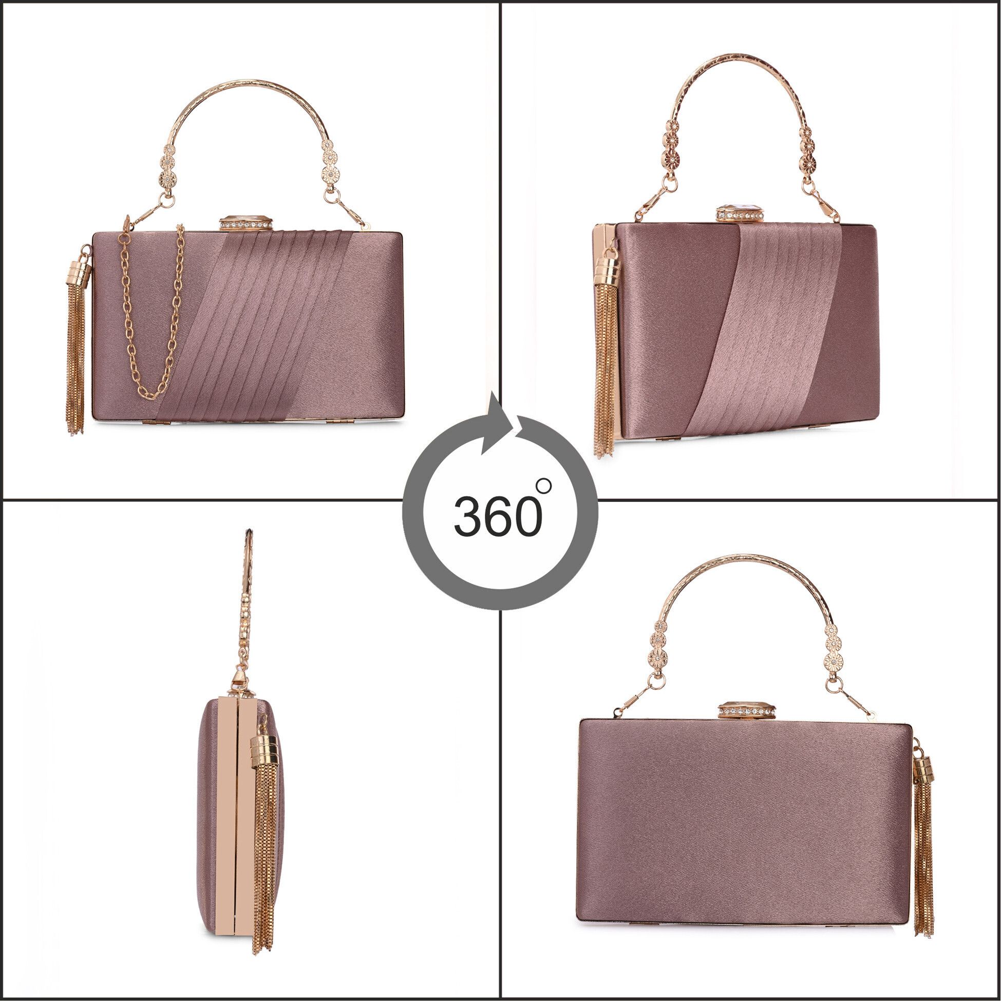 d'vine luxe Party Pink Clutch-picture-12
