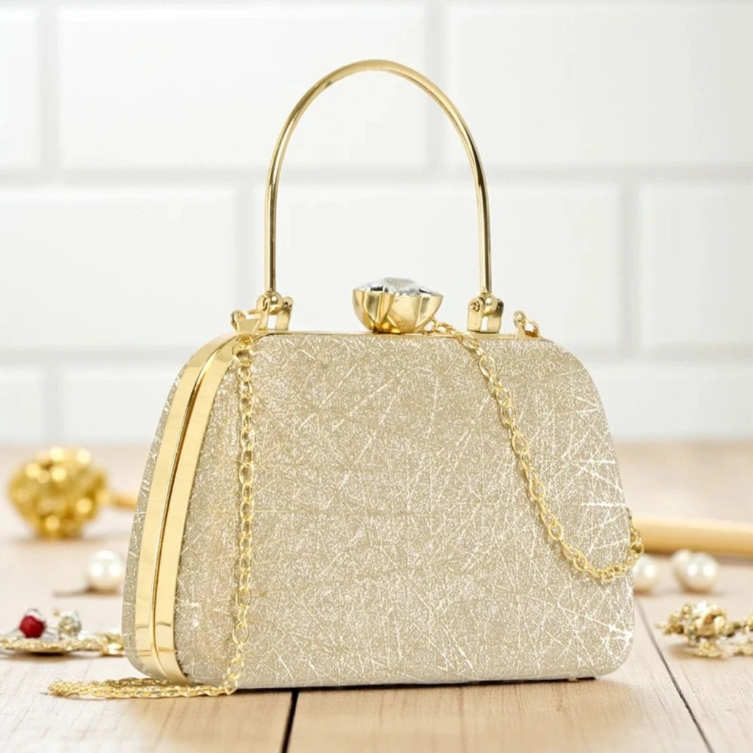 afvion Party, Casual Gold Clutch-picture-10
