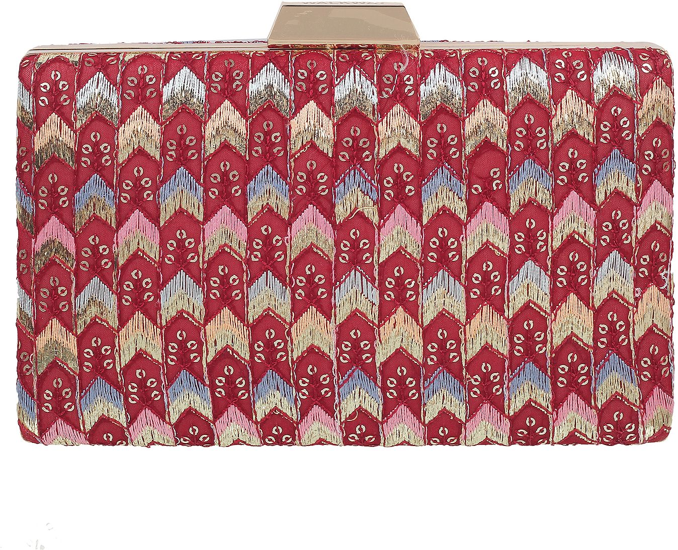 Casual Maroon Clutch-image-38