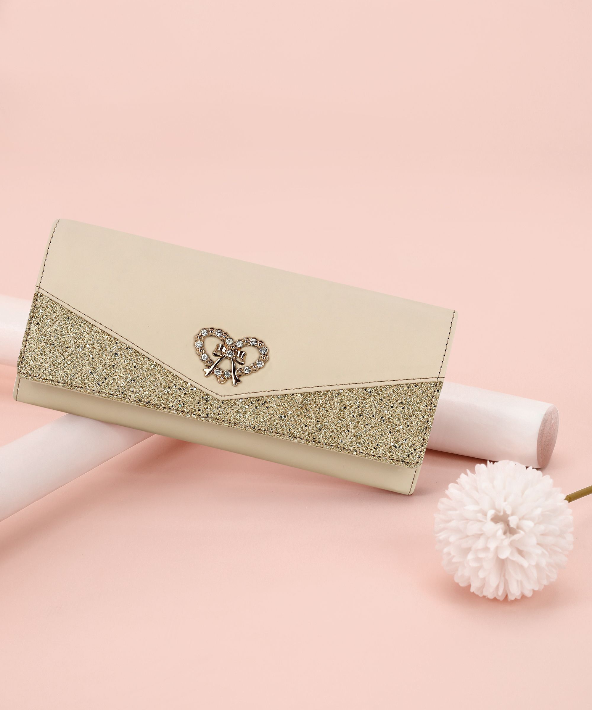 houseofcommon Casual, Formal Beige Clutch-picture-39