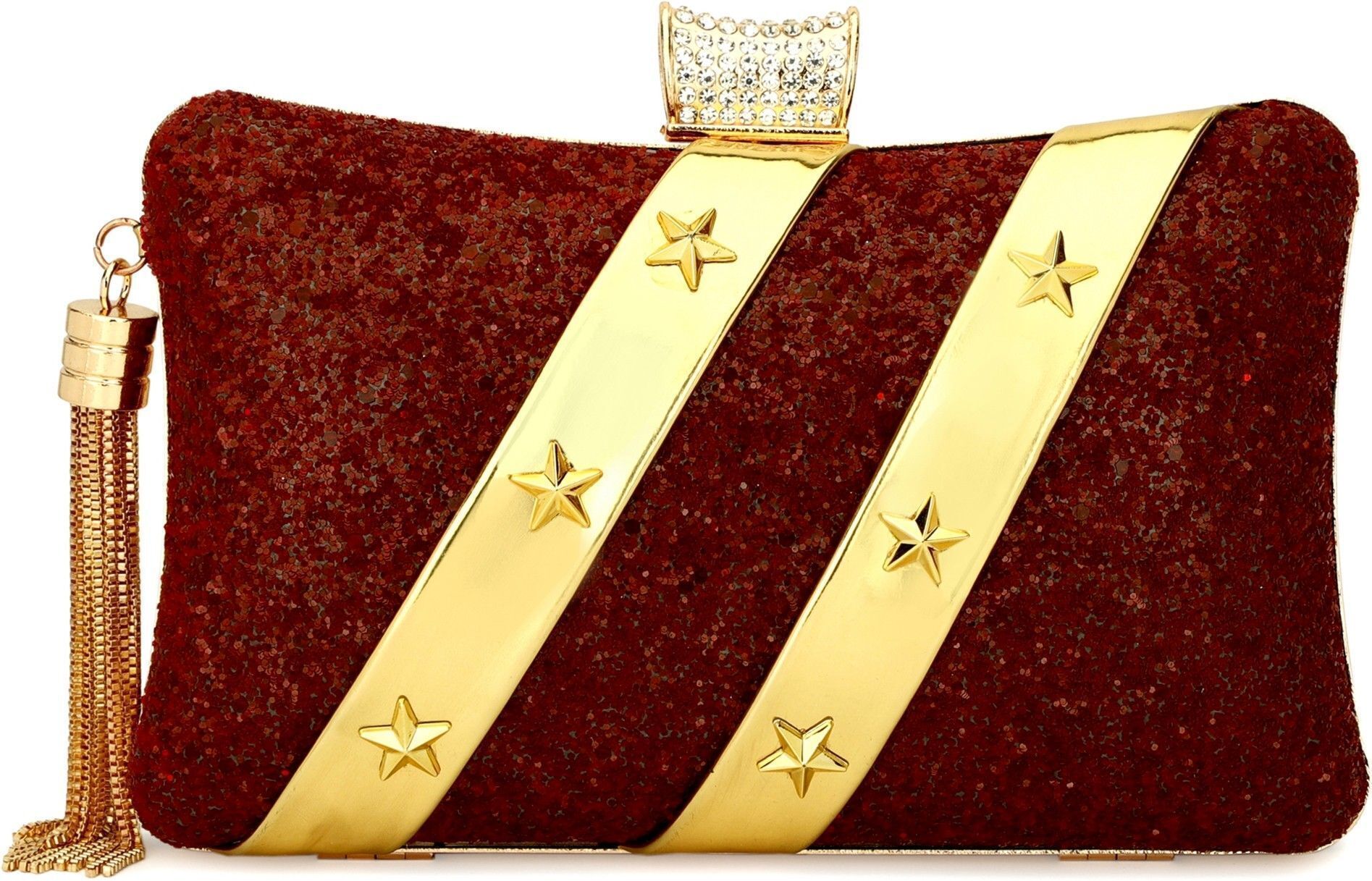 Party Maroon Clutch-image-22