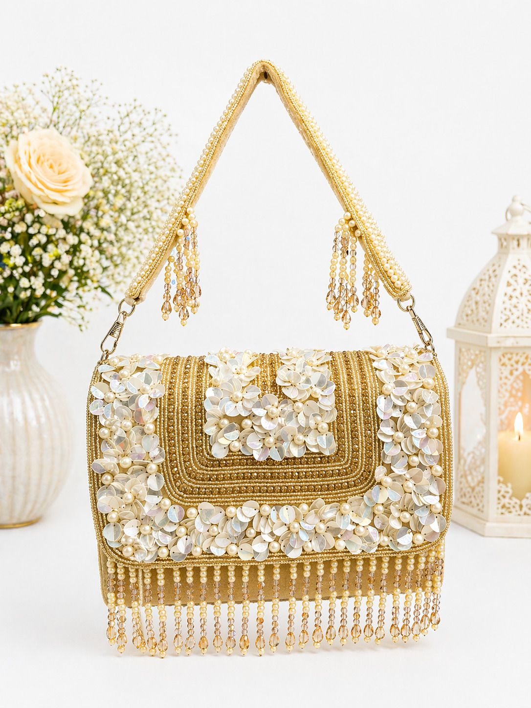 i z enterprises Party Gold Clutch-picture-14