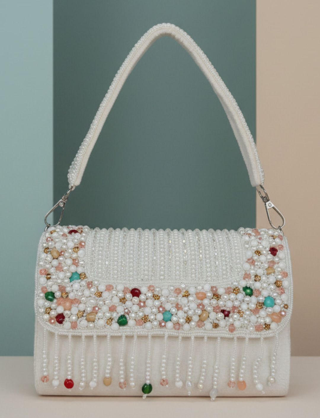 nicoberry Party White Clutch-picture-12