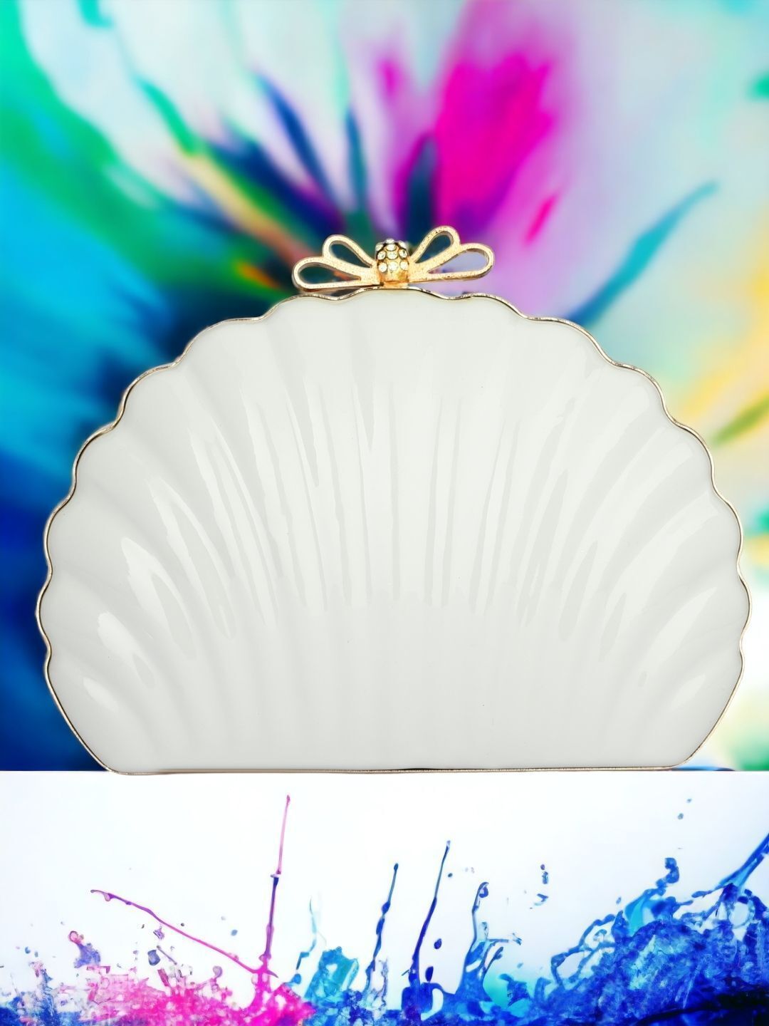 tooba handicraft Party Multicolor Clutch-picture-19