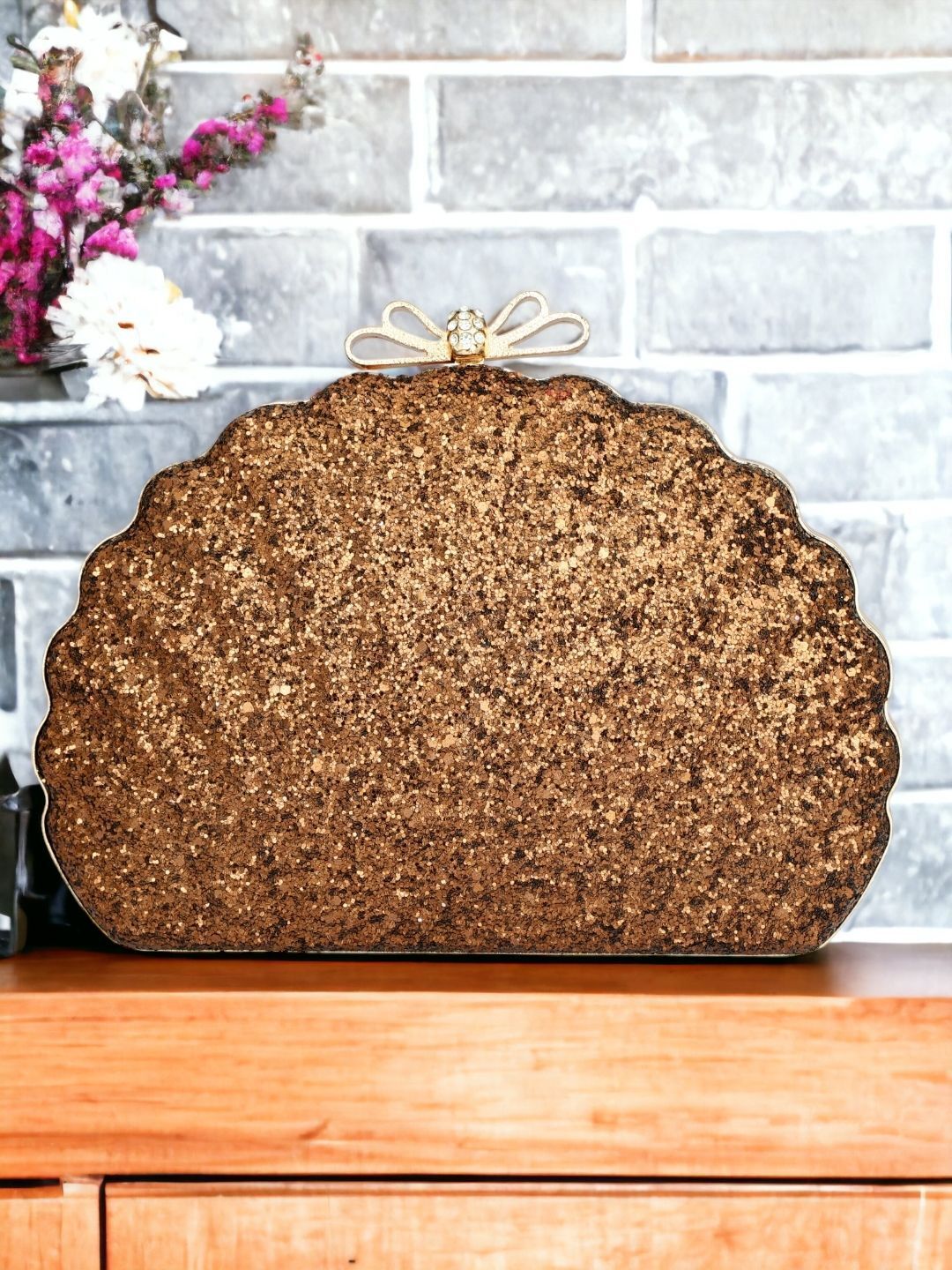 tooba handicraft Party Multicolor Clutch-picture-24