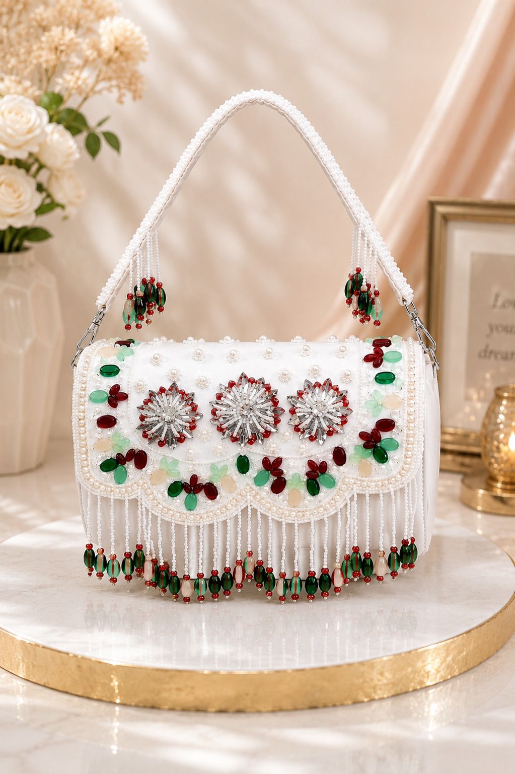 mjenterprises Party White Clutch-picture-13