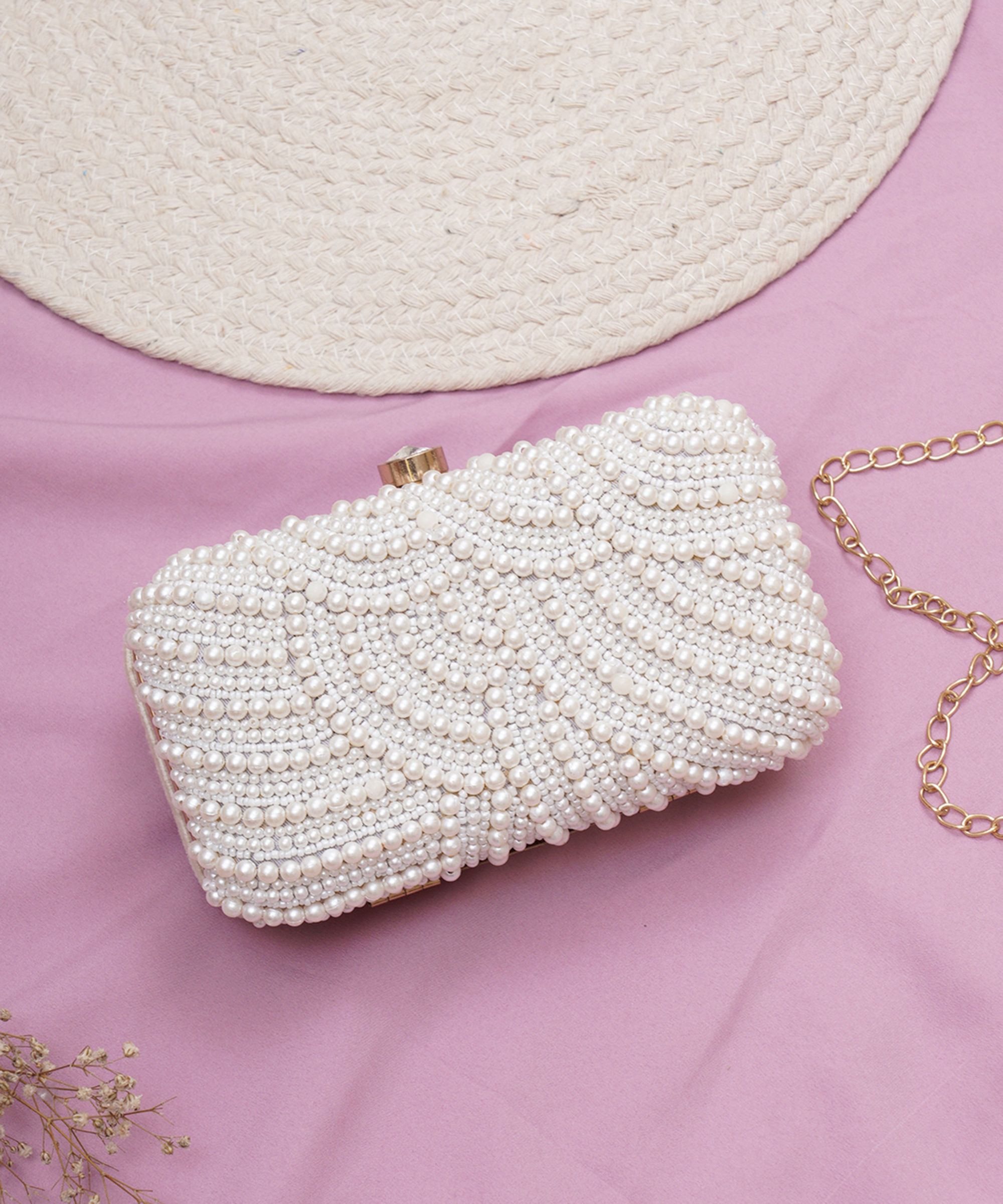 houseofcommon Casual White Clutch-picture-30