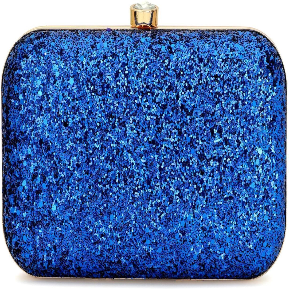 tooba handicraft Party Blue Clutch-picture-45