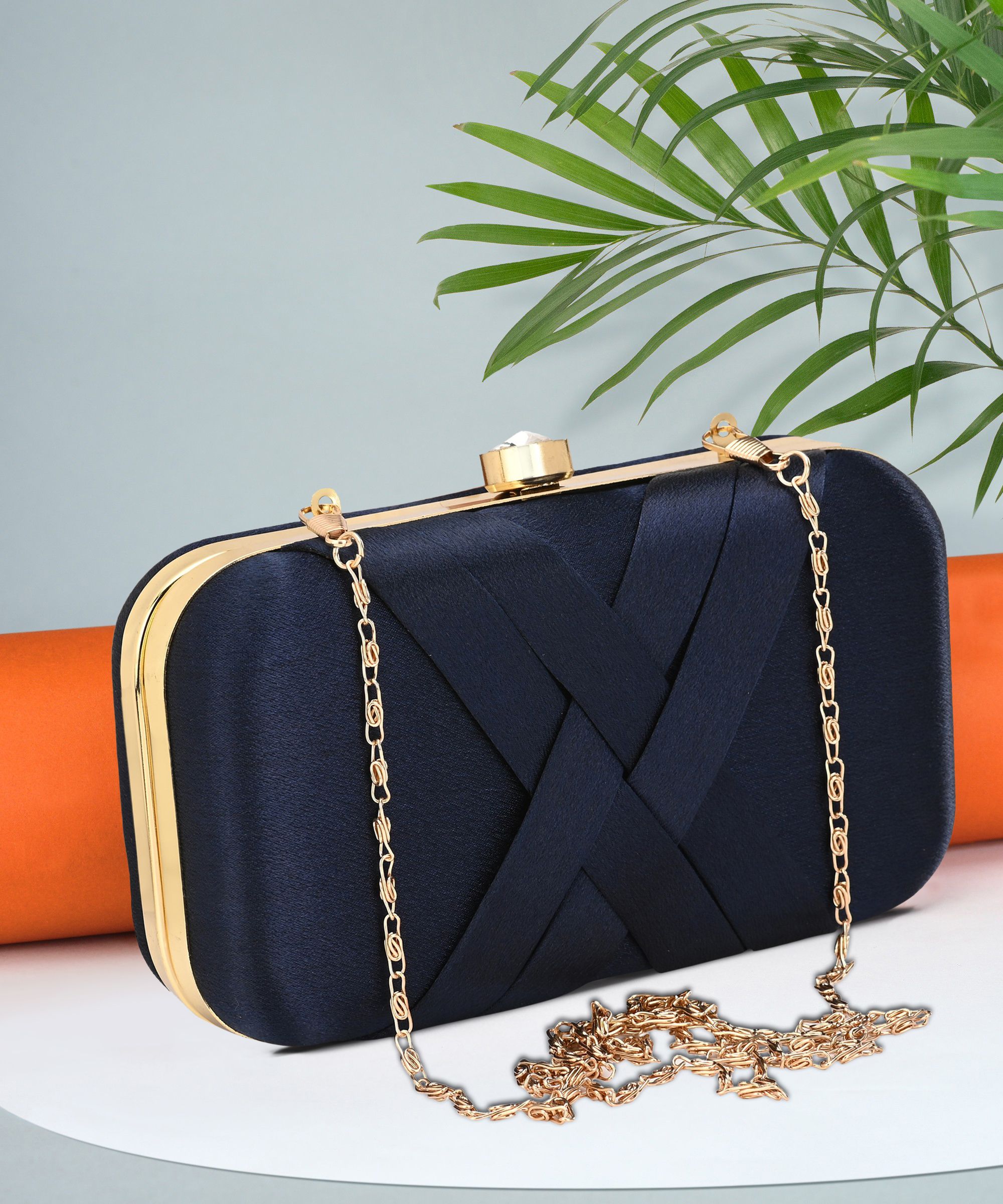 for the beautiful you Casual, Party, Formal Blue Clutch - Regular Size-picture-11