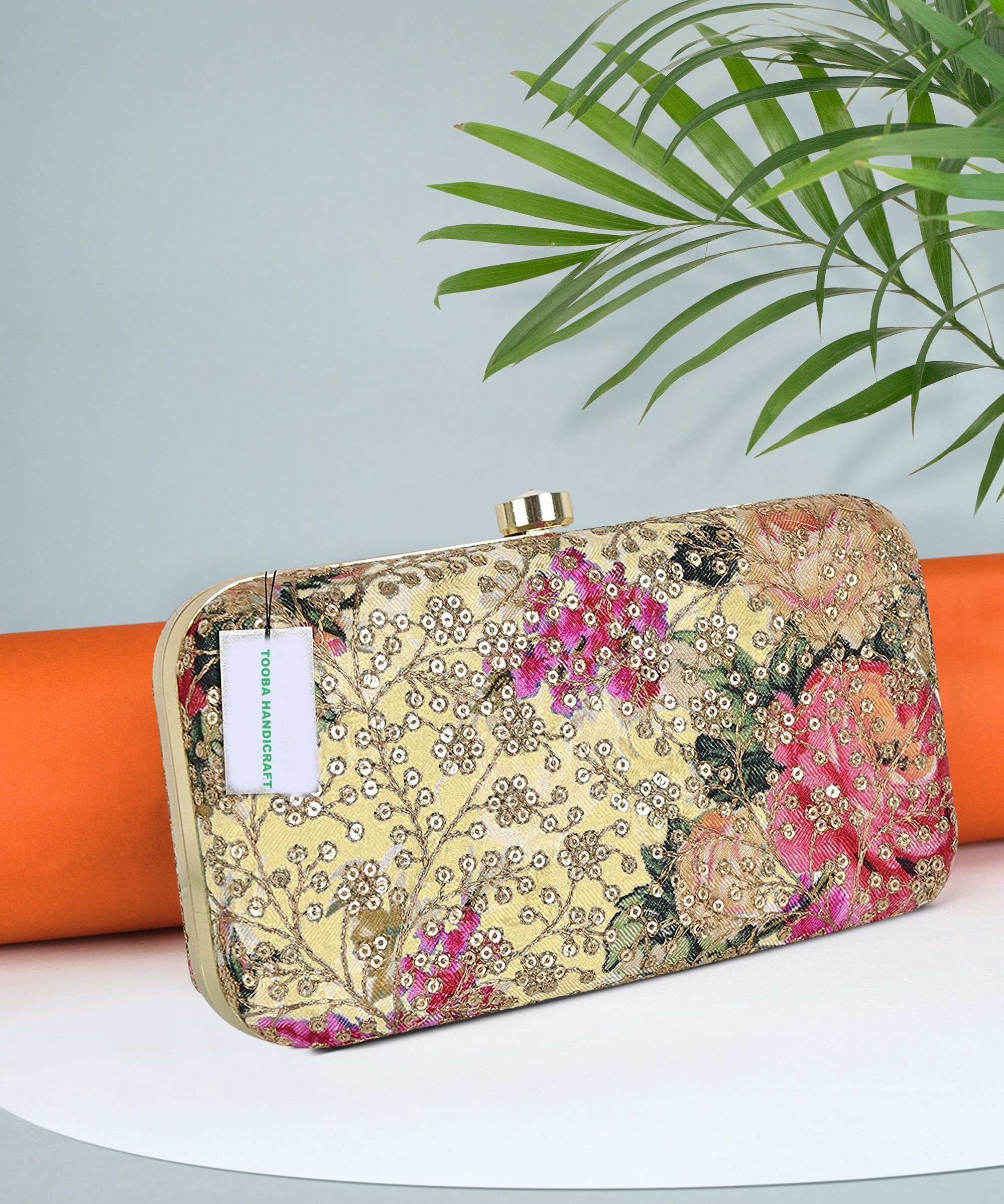 Party Beige Clutch-image-1